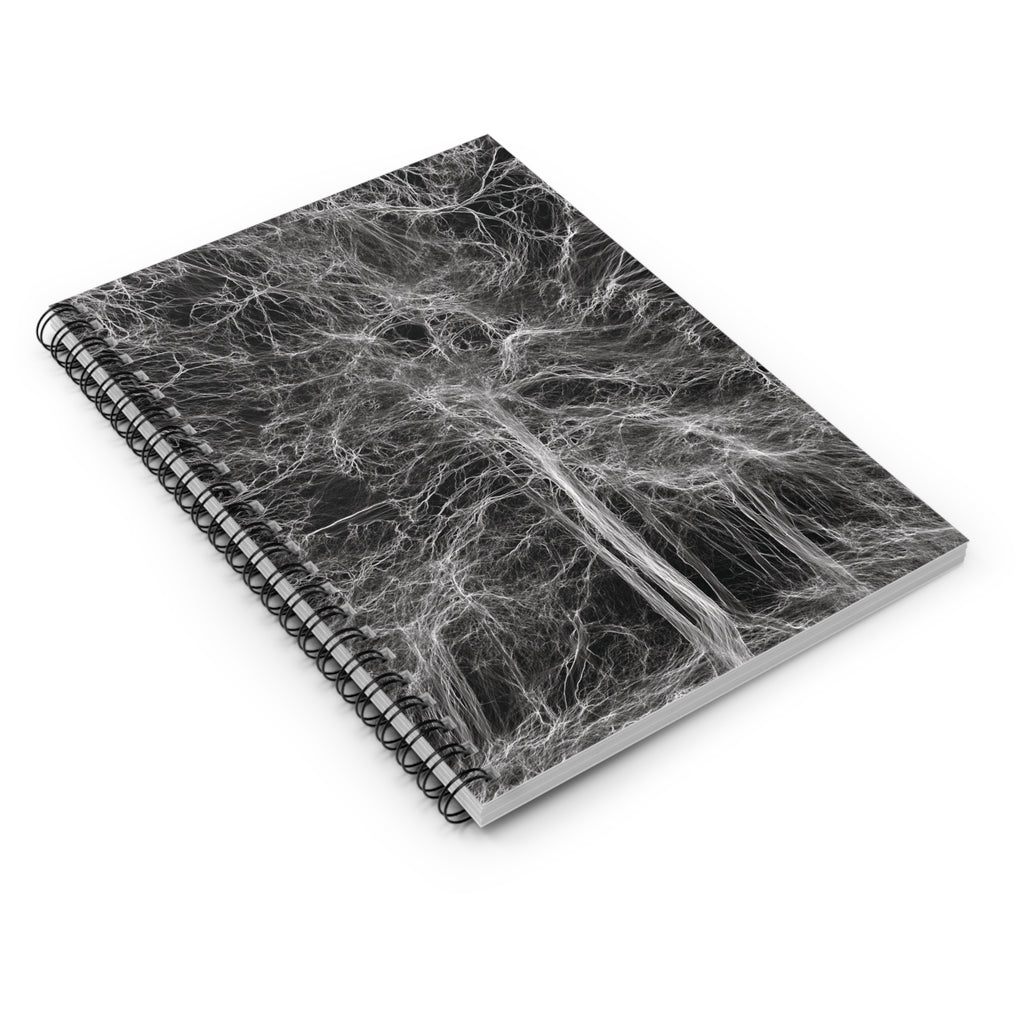 Strings of Forest Notebook | Abstract Spiral Journal
