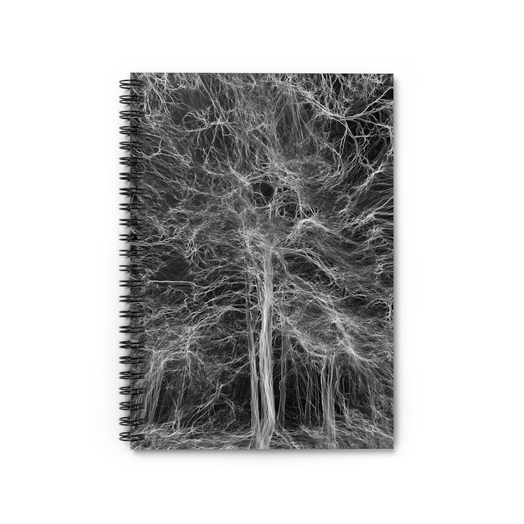 Strings of Forest Notebook | Abstract Spiral Journal