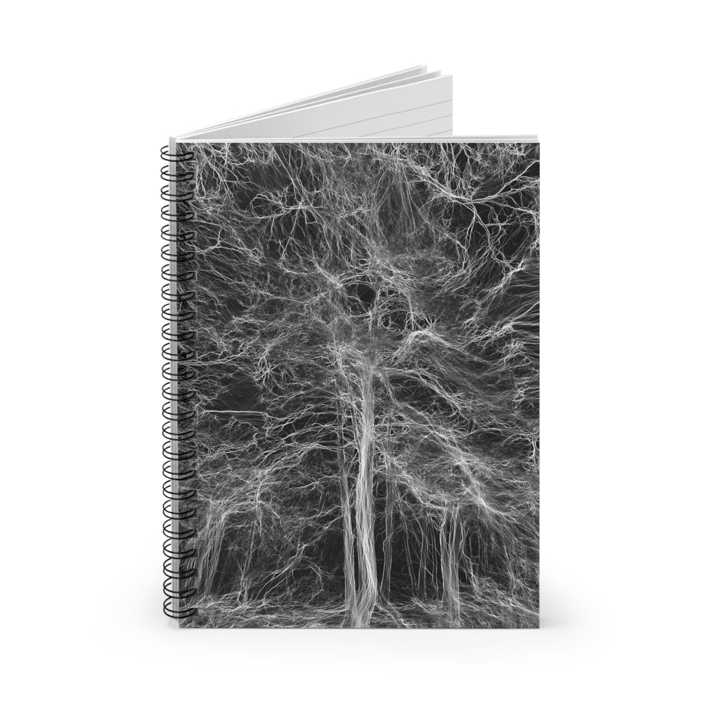Strings of Forest Notebook | Abstract Spiral Journal