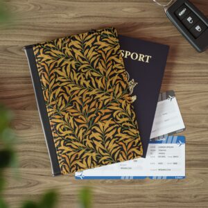 Orange Willow Passport Holder | Minimalist Passport Wallet