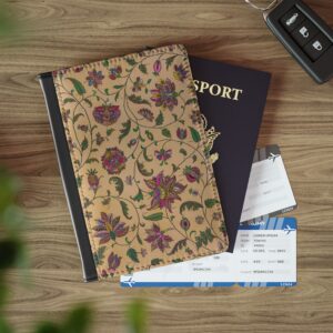 Floral Passport Holder | Indian Botanical Passport Cover